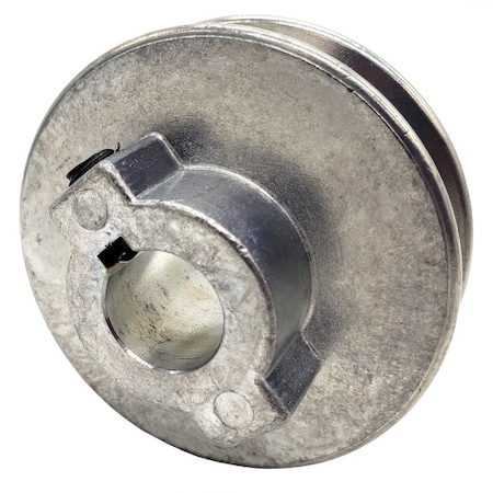 Terre Products V-Groove Drive Pulley - 2.5'' Dia. - 5/8'' Bore - Die Cast 5125058
